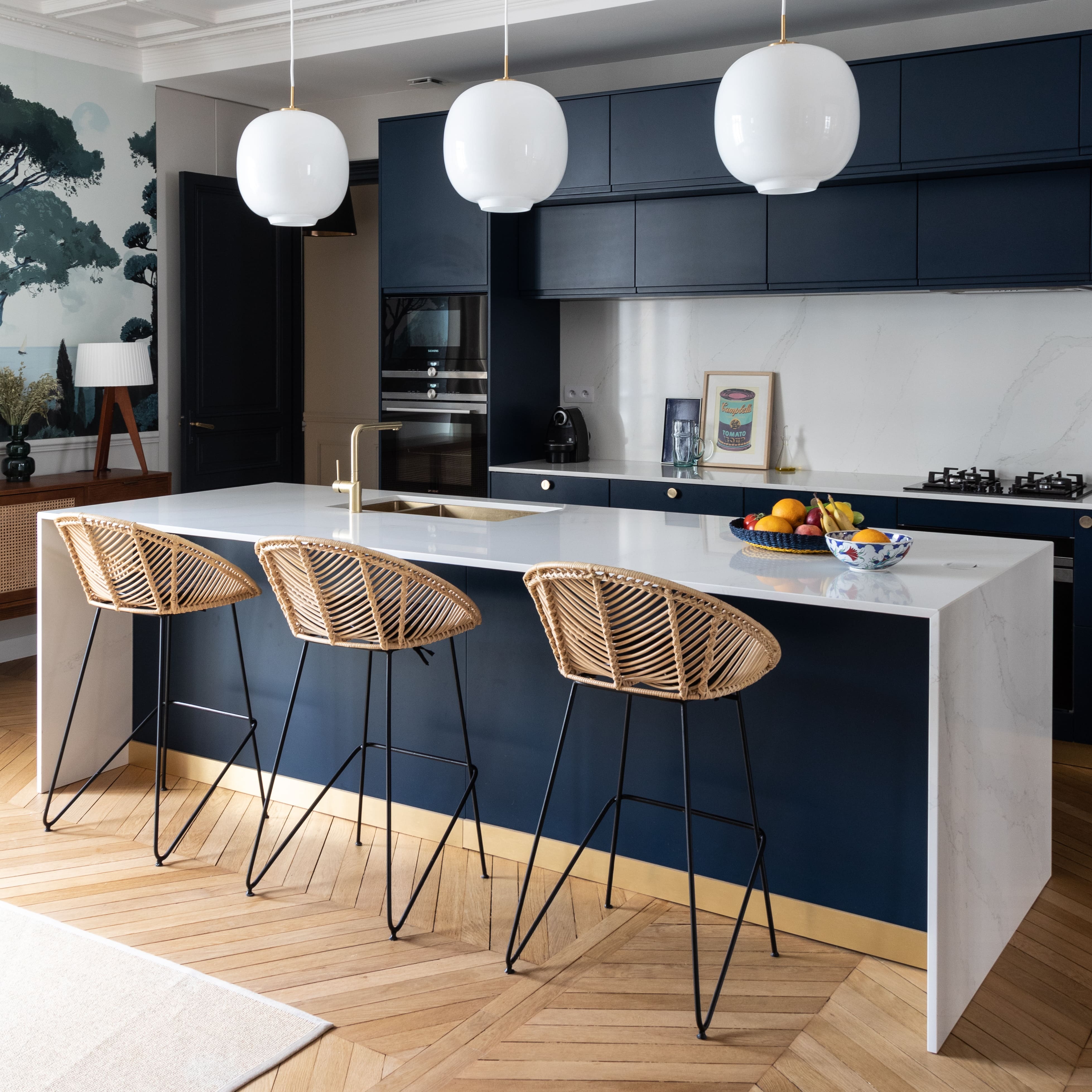 Cr ez Un lot Central De Cuisine Avec Des Caissons Ikea Plum