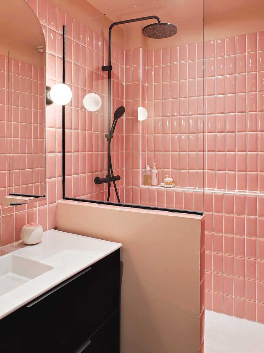 La salle de bain de Lisa Gachet - ⓒ Hervé Goluza pour Plum