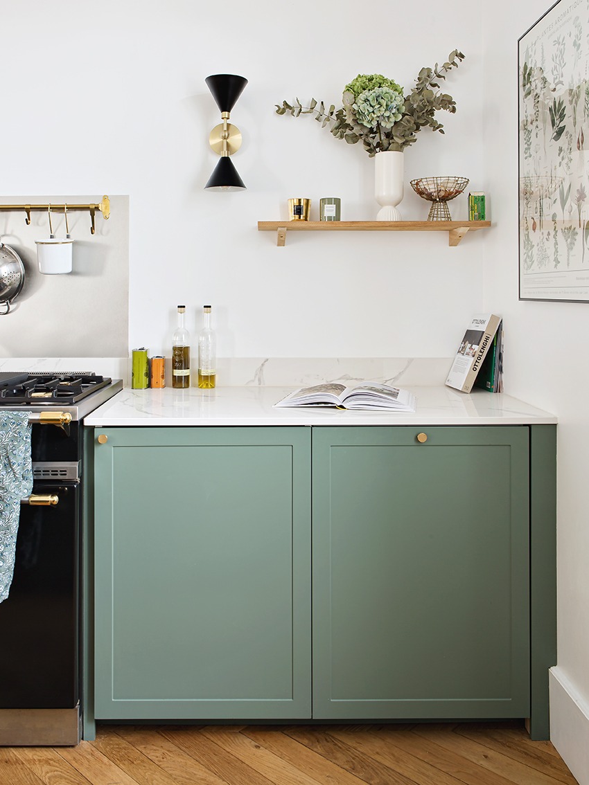 Kitchen in Green 03 - Vert de gris